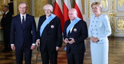 Janusz Kapusta i Jerzy Kropiwnicki odznaczeni przez prezydenta Orderem Orła Białego